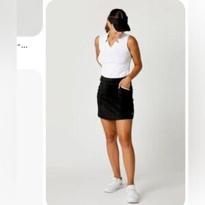 Athletic Skort Skirt Black Golf Skort